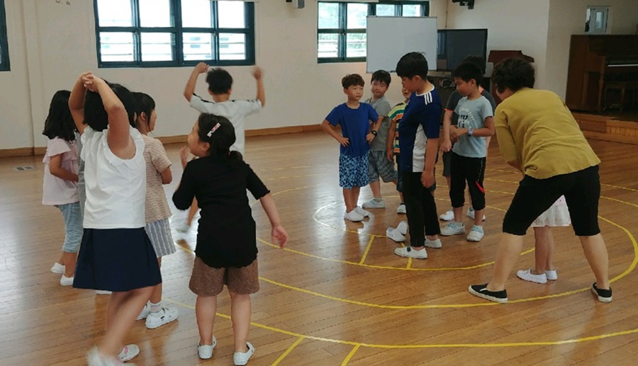 2019년 하반기 학교지원 프로그램 청룡초등학교 ‘우리 전래놀이’ 수업장면