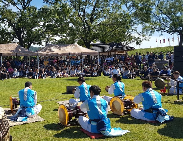 해미읍성 민속공연 모습(자료사진)