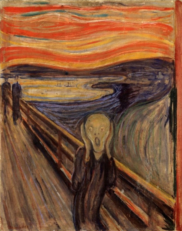 에드바르크 뭉크의 ‘절규(The Scream,1893)