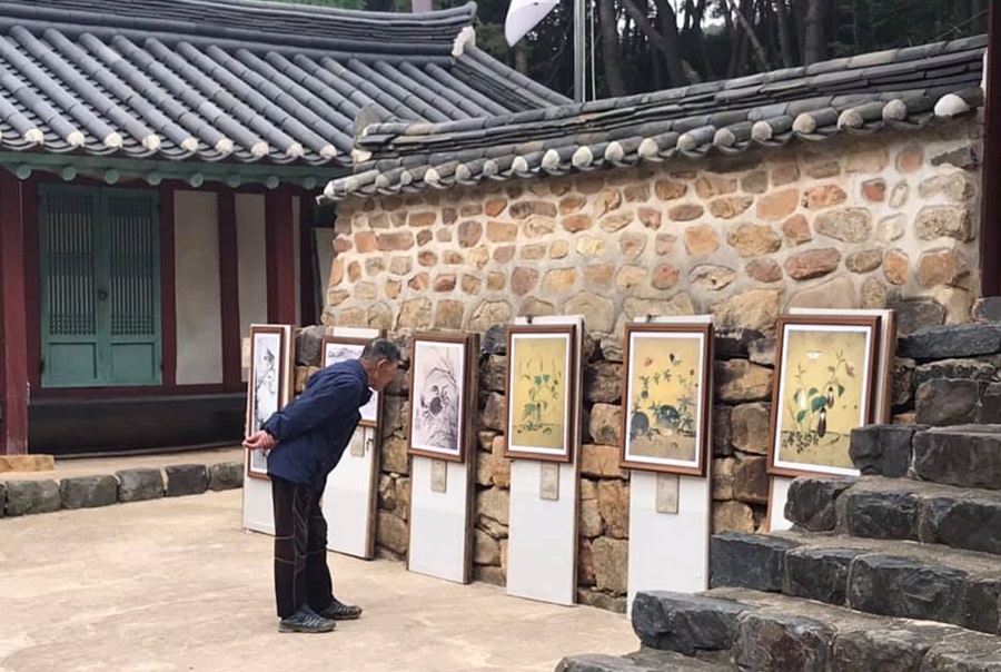 해미향교에서 펼쳐진 ‘儒畵’ 그림전시회