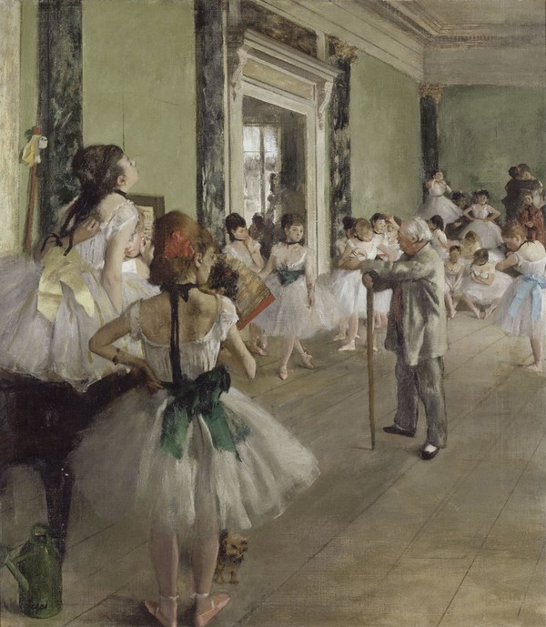 발레수업(La Classe de danse), 에드가 드가(Edgar Degars), 1873~1876,유화,85 x 75cm,오르셰 미술관