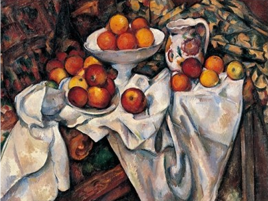 사과와 오렌지(Pommes et Oranges)1895~1900/캔버스에 유채/74x 93cm/오르세미술관