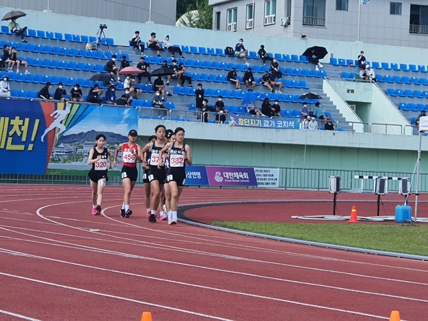382번 이예서 선수(서산여중2, 3000m 경보)