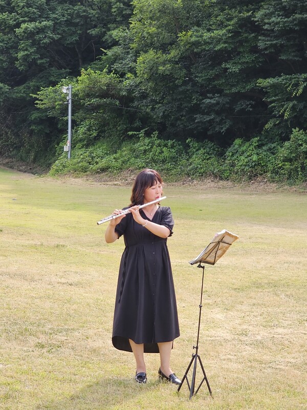 김영신 박사의 플룻 연주