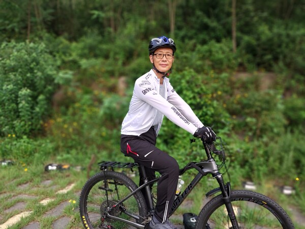  ‘14박 16일 스위스 자전거 캠핑’을 다녀온 편무용씨